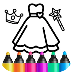 Bini Game Drawing for kids app взломанный APK — Разблокированы все рисунки и уроки