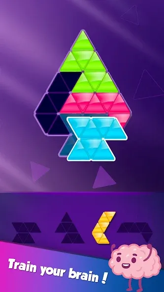 Block! Triangle Puzzle:Tangram — скачать мод: Без рекламы и все фигуры открыты — скриншот 4