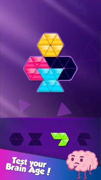Block! Triangle Puzzle:Tangram — скачать мод: Без рекламы и все фигуры открыты — скриншот 5