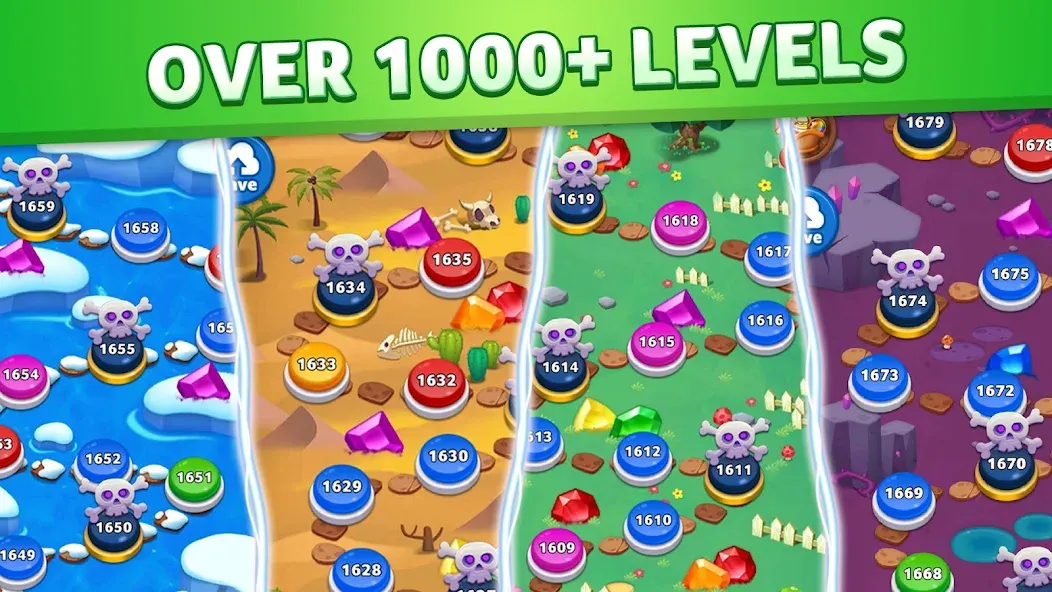 Jewel Match King — последняя версия с модом (Безлимитные жизни и подсказки) — скриншот 3 Jewel Match King — последняя версия с модом (Безлимитные жизни и подсказки) — скриншот 3
