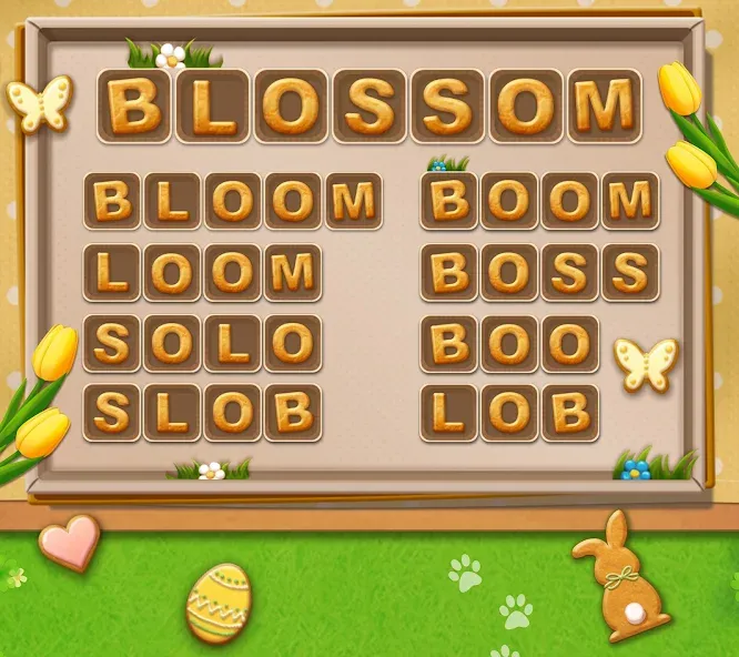 Word Cookies! ® (Мод: Безлимитные подсказки и монеты) — скачать на Андроид — скриншот 1