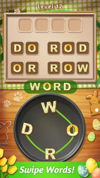 Word Cookies! ® (Мод: Безлимитные подсказки и монеты) — скачать на Андроид — скриншот 2