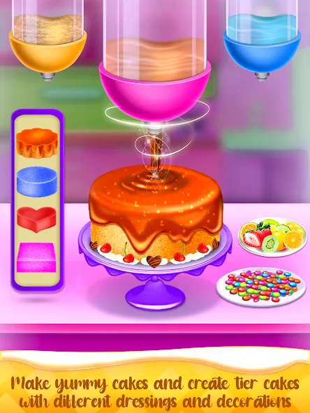 Скачать взлом Cake Maker Cooking Cake Games — Безлимитные деньги и всё открыто — скриншот 2 Скачать взлом Cake Maker Cooking Cake Games — Безлимитные деньги и всё открыто — скриншот 2