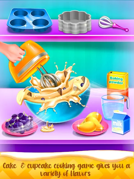 Скачать взлом Cake Maker Cooking Cake Games — Безлимитные деньги и всё открыто — скриншот 4 Скачать взлом Cake Maker Cooking Cake Games — Безлимитные деньги и всё открыто — скриншот 4