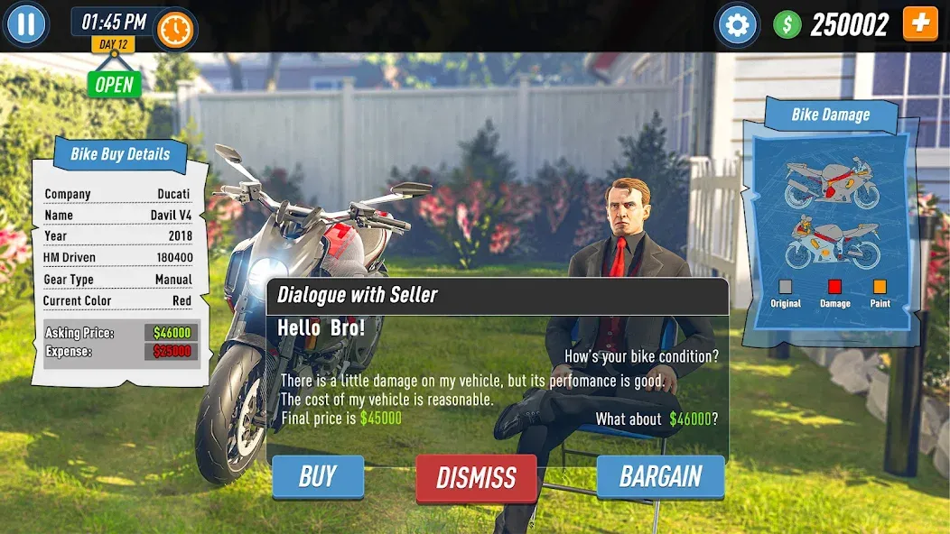 Motorcycle Dealer Bike Games — Безлимитные деньги и новые байки, скачать мод APK — скриншот 5