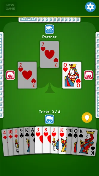 Spades - Card Game бесплатно на Андроид — мод: Без рекламы и бесконечные монеты — скриншот 1