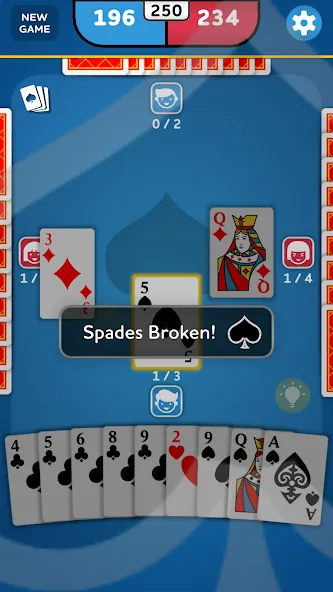 Spades - Card Game бесплатно на Андроид — мод: Без рекламы и бесконечные монеты — скриншот 5