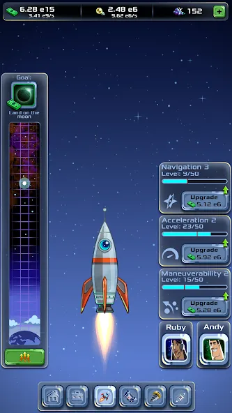 Скачать Idle Space Company на Андроид с модом — Безлимитные деньги и ресурсы — скриншот 1 Скачать Idle Space Company на Андроид с модом — Безлимитные деньги и ресурсы — скриншот 1