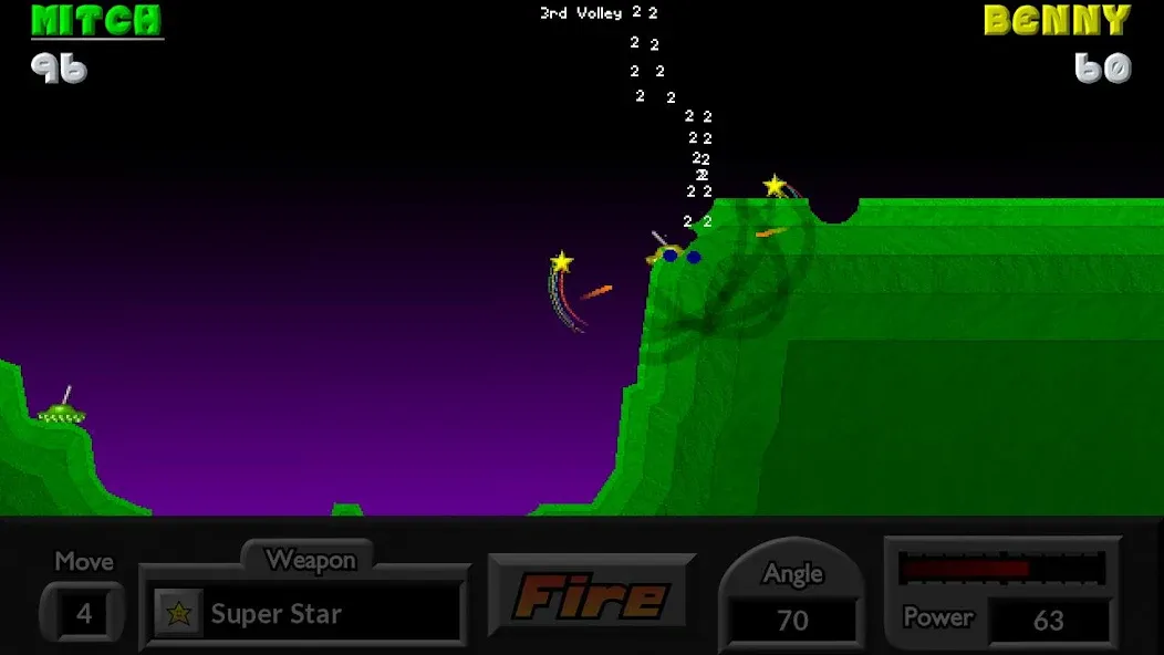 Pocket Tanks MOD APK скачать на Андроид — Безлимитные деньги и оружие — скриншот 4