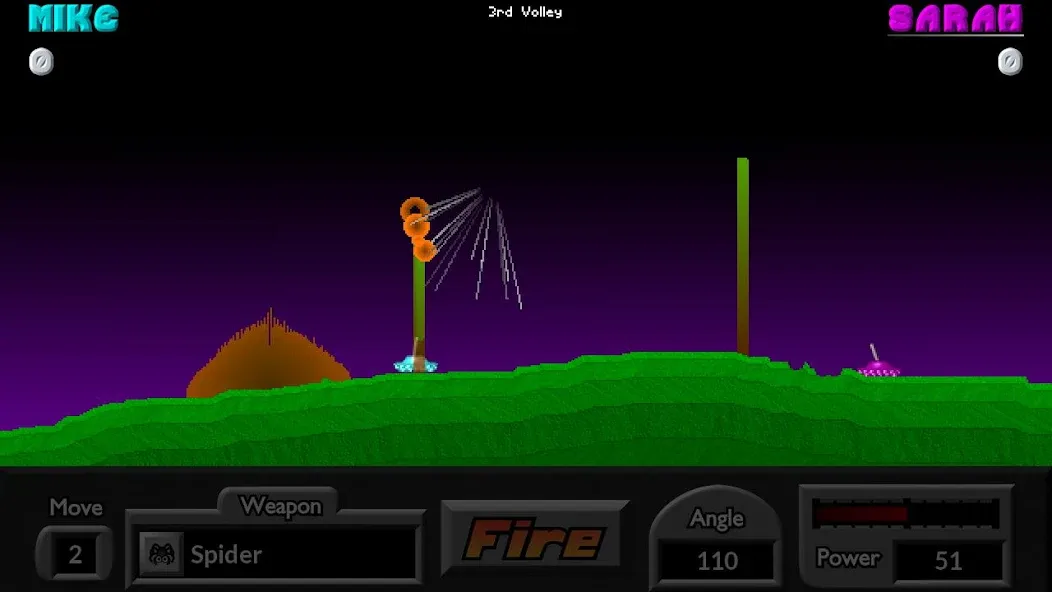 Pocket Tanks MOD APK скачать на Андроид — Безлимитные деньги и оружие — скриншот 5