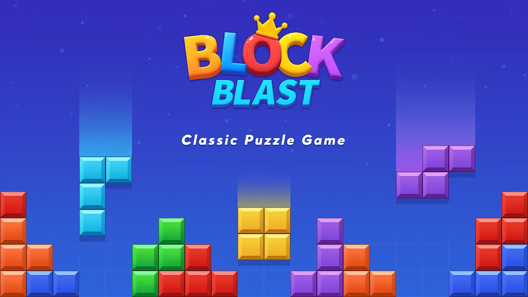 Block Blast! взломанный APK — Безлимитные бустеры и монеты — скриншот 1