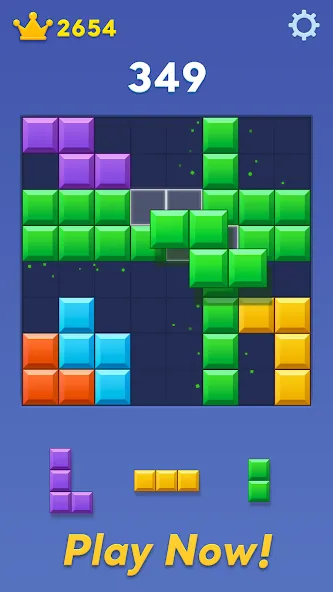 Block Blast! взломанный APK — Безлимитные бустеры и монеты — скриншот 5