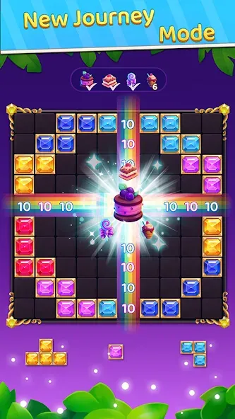 Block Puzzle: Block Blast! взломанный APK — Без рекламы и безлимитные подсказки — скриншот 1 Block Puzzle: Block Blast! взломанный APK — Без рекламы и безлимитные подсказки — скриншот 1