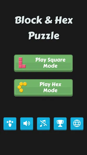 Скачать Block Buster - Hex and Square мод — Безлимитные монеты и подсказки — скриншот 1