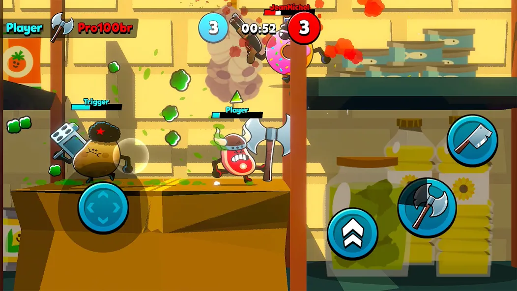 Мод Food Gang — Безлимитные деньги и ресурсы, скачать APK — скриншот 4 Мод Food Gang — Безлимитные деньги и ресурсы, скачать APK — скриншот 4