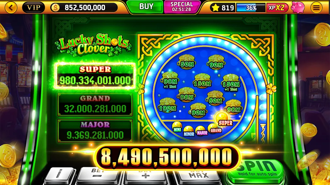 Wild Classic Slots Casino Game — скачать мод: Безлимитные монеты и все бонусы — скриншот 2