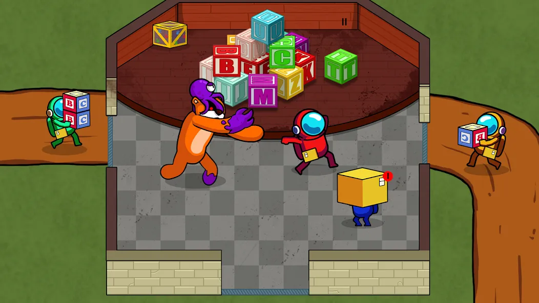 Survivor In Rainbow Monster бесплатно на Андроид — мод: Безлимитные монеты и бессмертие — скриншот 5