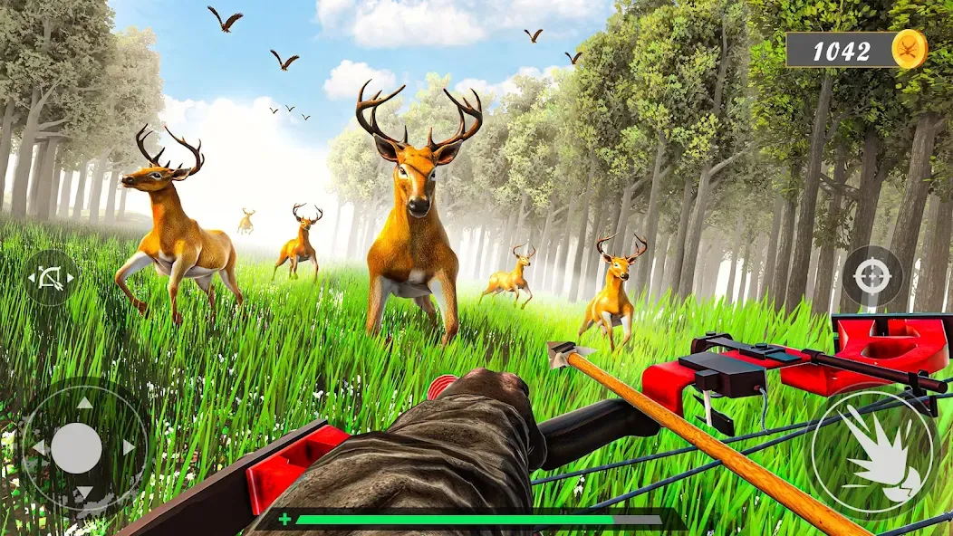Скачать взлом Animal Archery Hunting Games — Безлимитные стрелы и открыты все уровни — скриншот 4