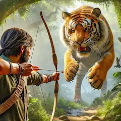 Скачать взлом Animal Archery Hunting Games — Безлимитные стрелы и открыты все уровни