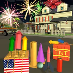 Fireworks Play — последняя версия с модом (Яркие фейерверки без ограничений)