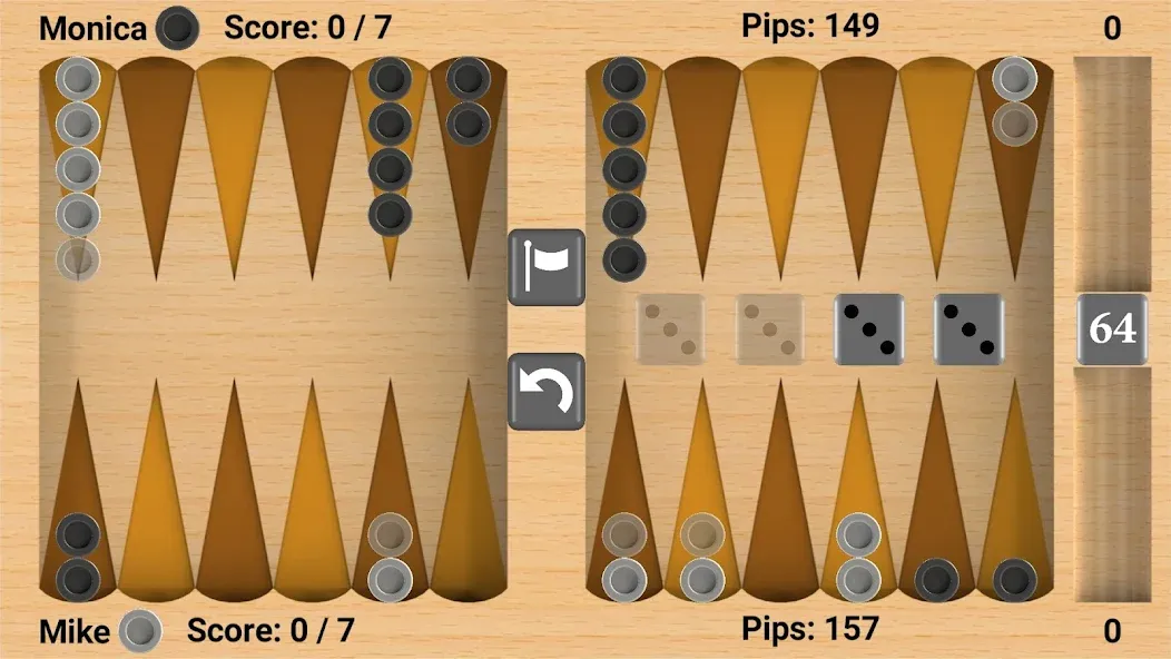 Bluetooth Backgammon бесплатно на Андроид — мод: Игра по bluetooth без ограничений — скриншот 3 Bluetooth Backgammon бесплатно на Андроид — мод: Игра по bluetooth без ограничений — скриншот 3