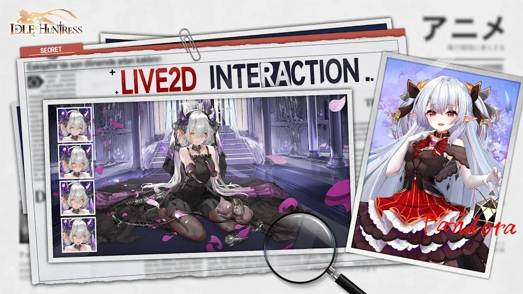Скачать Idle Huntress: Girl's Land EU бесплатно — Много алмазов и ускоренная прокачка — скриншот 4