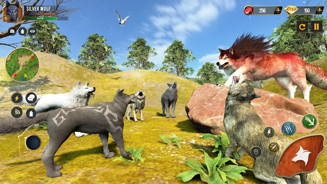 Скачать Wild Wolf Simulator Wolf Games — Без рекламы и много монет — скриншот 1 Скачать Wild Wolf Simulator Wolf Games — Без рекламы и много монет — скриншот 1