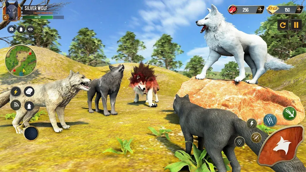 Скачать Wild Wolf Simulator Wolf Games — Без рекламы и много монет — скриншот 3 Скачать Wild Wolf Simulator Wolf Games — Без рекламы и много монет — скриншот 3