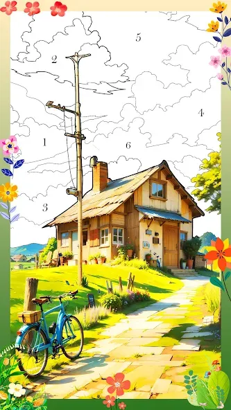 Скачать взлом Holiday Relax Coloring Games — Расслабляющая раскраска без рекламы — скриншот 4