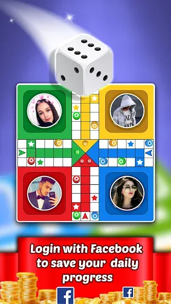 Ludo Supreme™ Online Gold Star MOD APK: Безлимитные монеты и всё открыто — скриншот 3