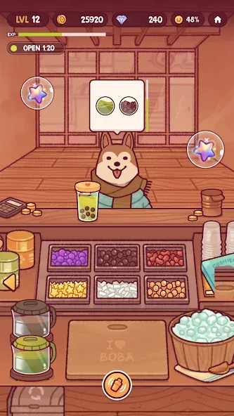Boba Tale — скачать мод: Безлимитные деньги и ресурсы — скриншот 1