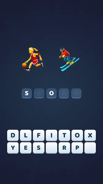 Emoji Quiz - Word game (Мод: Открыты все уровни и подсказки) — скачать на Андроид — скриншот 4