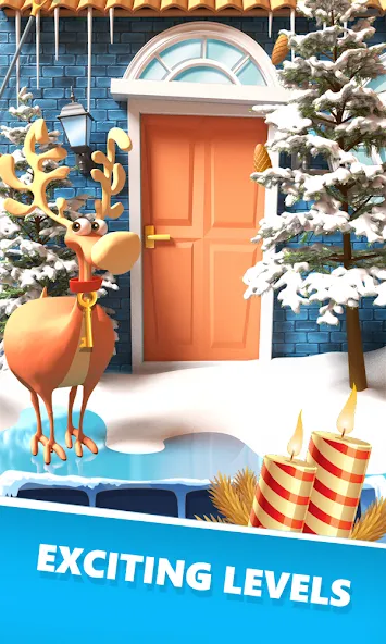 Open 100 Doors - Christmas! взлом на Андроид — Открыты все двери и уровни — скриншот 4 Open 100 Doors - Christmas! взлом на Андроид — Открыты все двери и уровни — скриншот 4