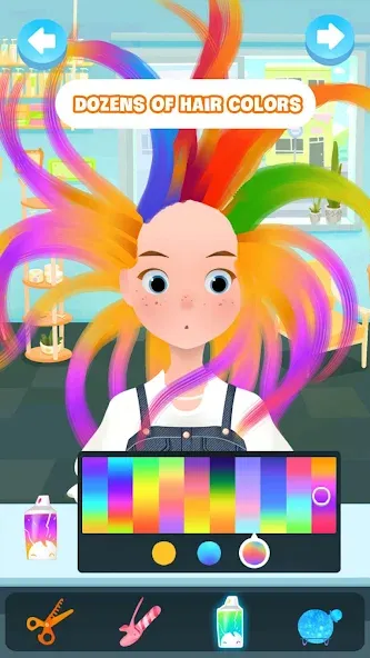Hair salon games : Hairdresser взломанный APK — Безлимитные монеты и все прически — скриншот 1 Hair salon games : Hairdresser взломанный APK — Безлимитные монеты и все прически — скриншот 1