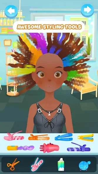 Hair salon games : Hairdresser взломанный APK — Безлимитные монеты и все прически — скриншот 2 Hair salon games : Hairdresser взломанный APK — Безлимитные монеты и все прически — скриншот 2