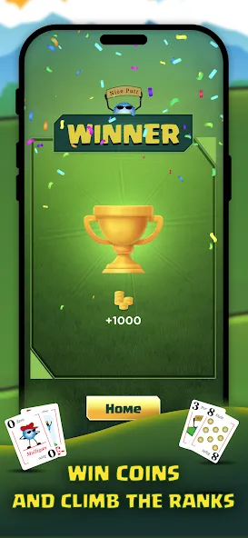 Скачать Play Nine: Golf Card Game мод — Безлимитные монеты и все уровни — скриншот 4 Скачать Play Nine: Golf Card Game мод — Безлимитные монеты и все уровни — скриншот 4