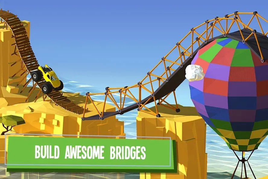 Build a Bridge! — скачать мод: Безлимитные деньги и ресурсы — скриншот 2
