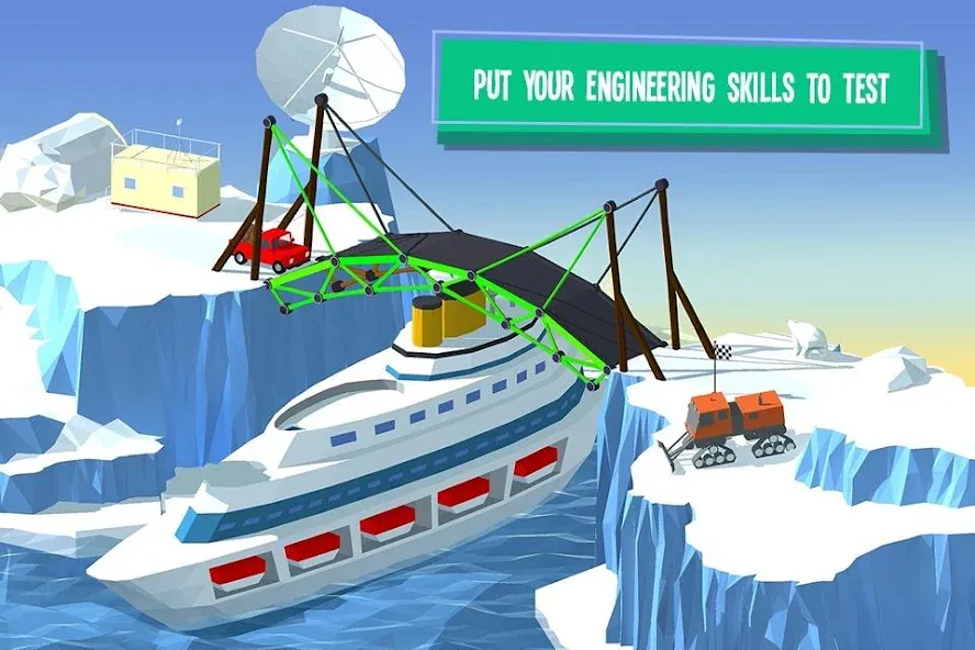 Build a Bridge! — скачать мод: Безлимитные деньги и ресурсы — скриншот 4
