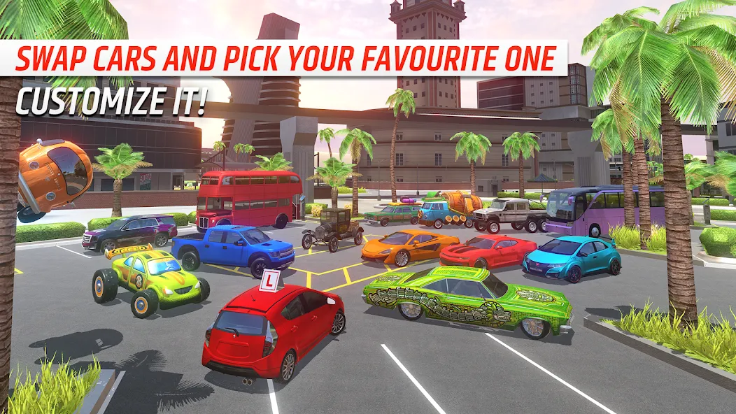 Скачать Car Driving School Simulator — Безлимитные деньги и все машины открыты — скриншот 4