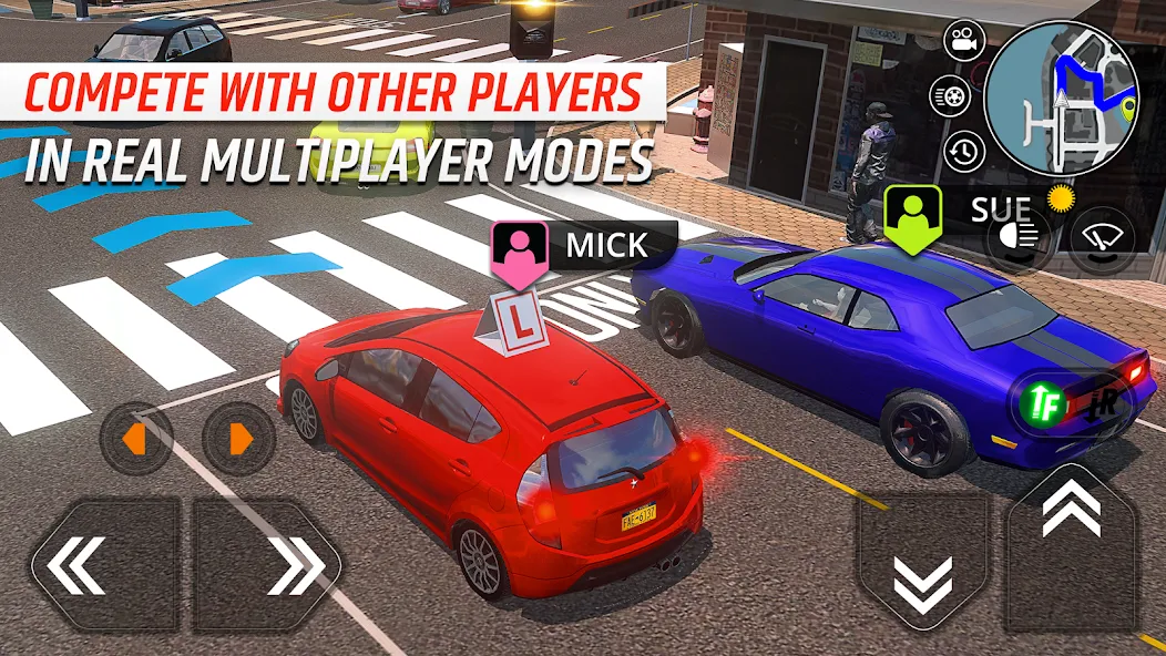 Скачать Car Driving School Simulator — Безлимитные деньги и все машины открыты — скриншот 5