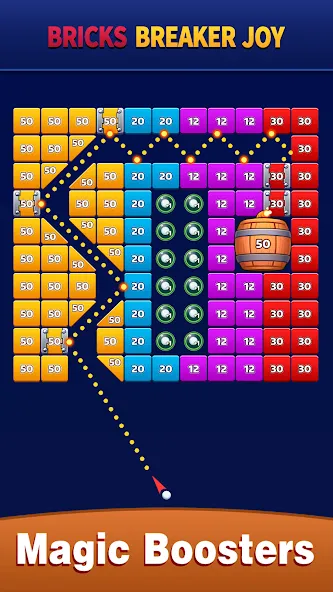 Bricks Breaker Joy — последняя версия с модом (Безлимитные жизни и усилители) — скриншот 1 Bricks Breaker Joy — последняя версия с модом (Безлимитные жизни и усилители) — скриншот 1