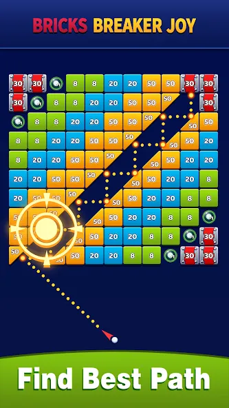 Bricks Breaker Joy — последняя версия с модом (Безлимитные жизни и усилители) — скриншот 3 Bricks Breaker Joy — последняя версия с модом (Безлимитные жизни и усилители) — скриншот 3