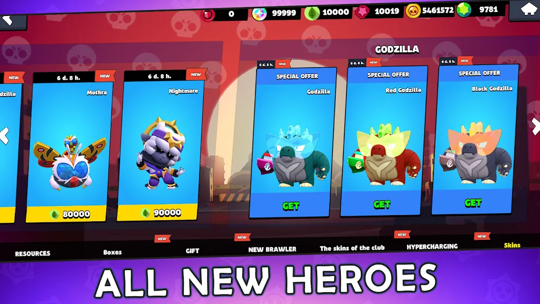 Скачать Box Simulator for Brawl Stars мод — Безлимитные ресурсы и все кейсы открыты — скриншот 2 Скачать Box Simulator for Brawl Stars мод — Безлимитные ресурсы и все кейсы открыты — скриншот 2