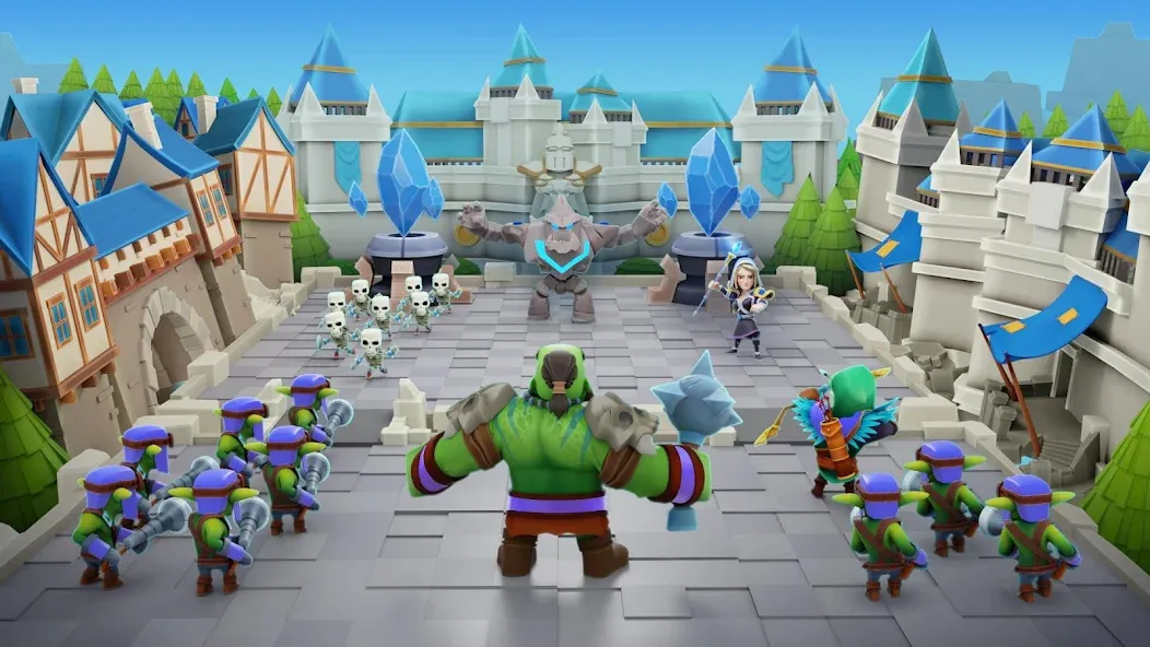 Clash of Wizards мод на Андроид: Безлимитная мана и усиленные заклинания — скриншот 1 Clash of Wizards мод на Андроид: Безлимитная мана и усиленные заклинания — скриншот 1