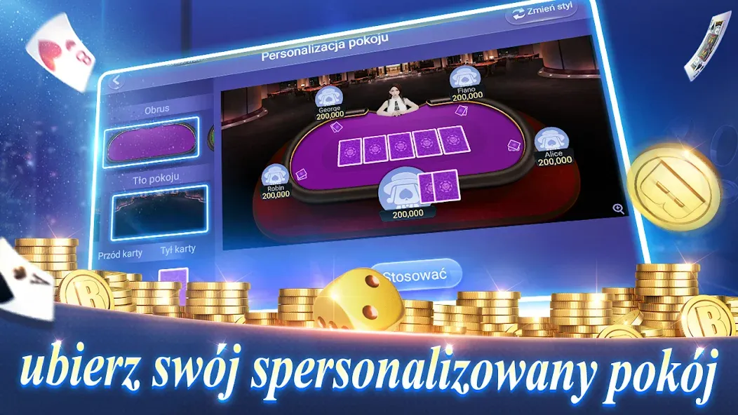Texas Poker Polski (Boyaa] на телефон — скачать мод: Безлимитные фишки и бонусы — скриншот 2