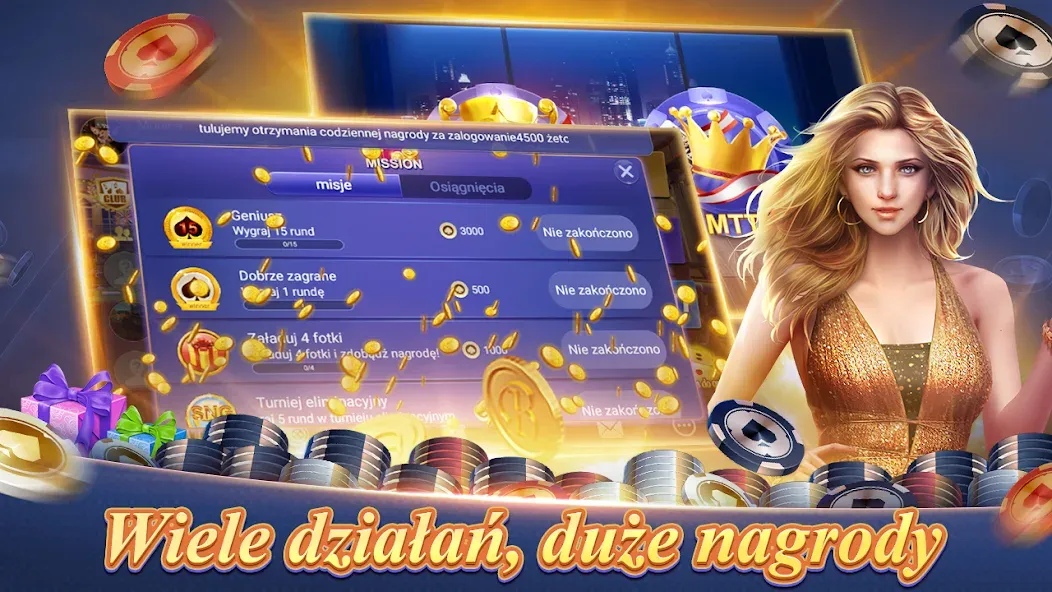 Texas Poker Polski (Boyaa] на телефон — скачать мод: Безлимитные фишки и бонусы — скриншот 4