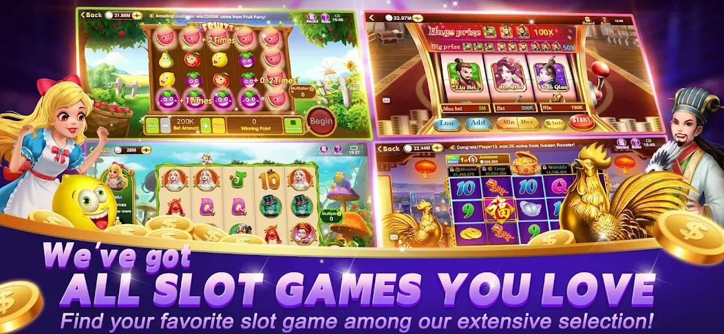 Скачать Happy Poker Slots Mod APK — Безлимитные монеты и бонусы — скриншот 2