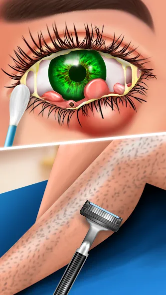 ASMR Doctor Makeup Salon games мод на Андроид: Новые макияжи и без рекламы — скриншот 4