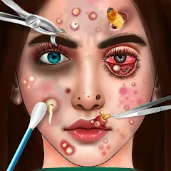 ASMR Doctor Makeup Salon games мод на Андроид: Новые макияжи и без рекламы