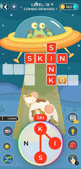 Скачать мод Word Game. Crossword Search Pu — Безлимитные подсказки и ходы — скриншот 3